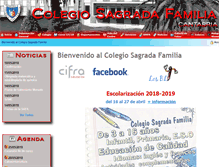 Tablet Screenshot of colegiosagradafamilia.com.es